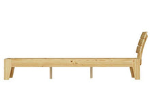 Erst-Holz Solido Largo Matrimoniale in Pino massello 180x200 con doghe rigide 60.62-18