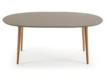 Kave Home - Oqui Tavolo allungabile Ovale 140-220 cm Marrone