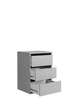 Forte Twist Cassetti, Legno ingegnerizzato, Grigio, 51 x 39.60 x 70.60 cm