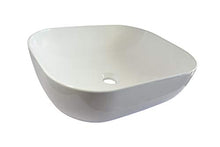 KERAMIK - Lavabo rettangolare ovale in ceramica, 50 x 40 cm