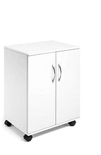 Durable 311502 Mobiletto Multifunzione 74/53 Chiuso, Bianco