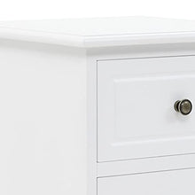 vidaXL Legno di Pino Comodino in MDF Mobiletto Tavolino Notte Armadietto