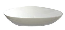 1 lavabo ovale in ceramica, 59 x 39 x 13,5 cm