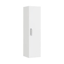 VBChome - Armadietto da Bagno, 1 Anta, Colore: Bianco Lucido Siles
