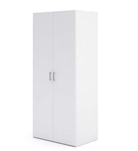 Esidra Armadio Bianco Doppia Anta, 78 X 49 X 175 Cm