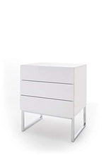 Robas Lund Comodino, Bianco, BxHxT 50x60x40 cm