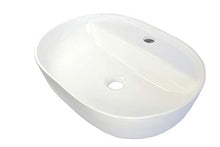 KERAMIK Lavabo ovale in ceramica, 500 x 380 x 120 mm