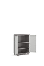 Keter Tidy Armadio Basso, 68 x 39 x 97 Cm, Grigio Scuro/Grigio Chiaro, 68 x 39 x 97 cm