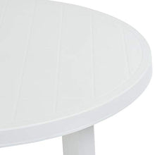 E E-NICES Tavolo da Giardino Bianco 89 cm in Plastica