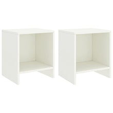 vidaXL Comodini 2 pz Bianco 35x30x40 cm in Pino Massello