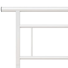 vidaXL Giroletto Bianco in Metallo 160x200 cm