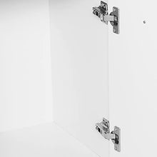 homcom Armadietto da Ufficio 3 Armadietti 2 Cassetti Legno 106x35x76cm Bianco