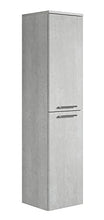 Saturnus, Armadietto da bagno, 130 cm, colore: grigio