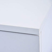 LICHUAN comodino bianco comodino camera da letto contenitore moderno con manico in metallo comodino portaoggetti mensola fine tavolo facile da montare