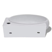 Sanitop-Wingenroth - Lavabo in ceramica con troppopieno, colore: Bianco