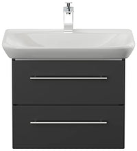 Mobile bagno con lavabo Geberit MyDay 65cm nero satinato