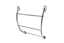 Croydex Britannia Flexi-Fix - Portasciugamani curvo cromato, 13,5 x 51 x 57,2 cm