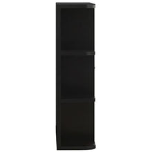 vidaXL Armadietto a Specchio Nero 66x17x63 cm in MDF