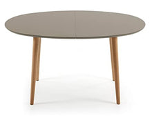 Kave Home - Oqui Tavolo allungabile Ovale 140-220 cm Marrone
