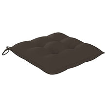 vidaXL Sedie da Giardino e Cuscini Grigio Talpa 2 pz Massello di Teak