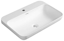 Lavabo sospeso 60 x 40 cm, bianco opaco Rockstone
