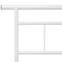 vidaXL Giroletto Bianco in Metallo 120x200 cm