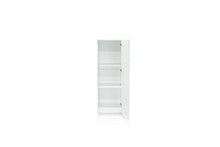 Dmora Armadio 1 Anta, Legno, Bianco, 46 x 148 x 34 cm