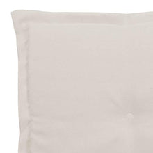 UnfadeMemory Cuscini per Panca da Giardino 2 pz Crema 50x50x3 cm