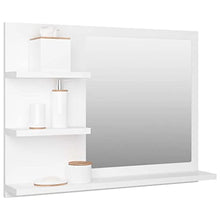 vidaXL Specchio da Bagno Rovere Sonoma 60x10,5x45 cm in Truciolato