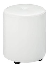 Pilaster design – Pouf sgabello bianco (vinile)