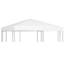 Tidyard Telo Copertura Superiore per Gazebo Bianco/Nero 3x3 m/4x3 m