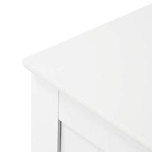 Q-HL Comodino Mobile da Bagno per Mobile da Bagno con 4 Cassetti E 1 Porta dell'Armadio per Soggiorno Cucina Cucina - Bianco