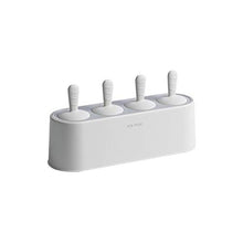 Rlmobes - Stampi per ghiaccioli fai da te, per bambini, bambini e adulti, colore: grigio e bianco
