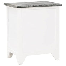 vidaXL 2x Comodino 2 Cassetti Grigio Bianco Mobiletto Mobile Arredo Armadietto