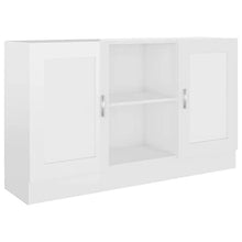 vidaXL Credenza Bianco Lucido 120x30,5x70 cm in Truciolato