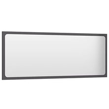 vidaXL Set Mobili da Bagno 2 pz Grigio Lucido in Truciolato