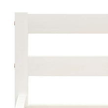 FAMIROSA Giroletto con 4 Cassetti Bianco in Massello di Pino 140x200 cm-0420