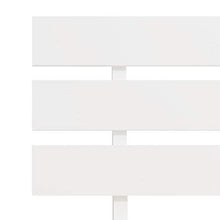 BIGTO - Struttura per letto in legno di pino massiccio, per camera da letto, stile C, colore: bianco, 140 x 200 cm