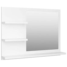 vidaXL Specchio da Bagno Rovere Sonoma 60x10,5x45 cm in Truciolato