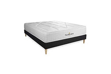 Kit rete e materasso Windsor 160 x 210 cm - Spessore : 26 cm - memory foam e molle insacchettate - Bilanciato, 5 zone di comfort