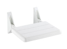 WENKO 17937100 Secura, Sedile per Doccia Pieghevole in plastica, Bianco, 32 x 19 x 36 cm