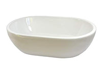 KERAMIK - Lavabo ovale in ceramica, 450 x 295 x 120 mm