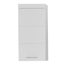 trendteam smart living Mobili, Legno, Bianco/Bianco (Alta lucentezza), 37 x 77 x 23 cm