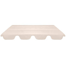 E E-NICES Baldacchino di Ricambio per Dondolo da Giardino Beige 226x186cm