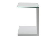 AC Design Furniture, Michel, Tavolino, Bianco, 40 x 50 x 35 cm - Arredi Casa