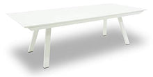giordano shop Set Tavolo Allungabile e 10 Sedie da Giardino in Alluminio Didone Bianco