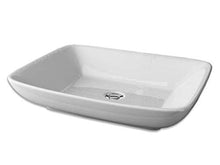 Lavabo in ceramica di design, 59,4 cm x 43,9 cm x 12,7 cm, per bagni