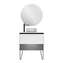 Amizuva Yoko Top Mobile Bagno, Legno, Bianco, 80 cm