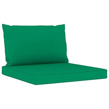 vidaXL Cuscini per Divano Pallet 2 pz Rossi in Tessuto