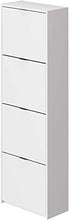 MYYINGELE Scarpiera/Armadio/Organizer a   4 Ante 25 x 52 x 163 cm   Bianco